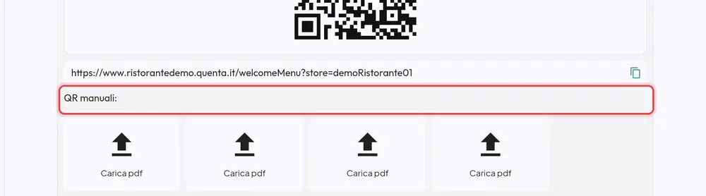 Dove si trova «QR manuali»