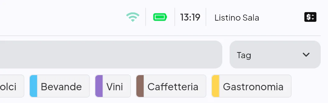 Seconda cassa: nessuna icona blu