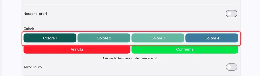 Dove si trova «Colori»